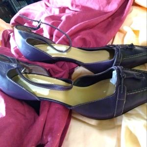 Women's Worthington Dark Brown 3" Heel Leather Upper Size 8.5M